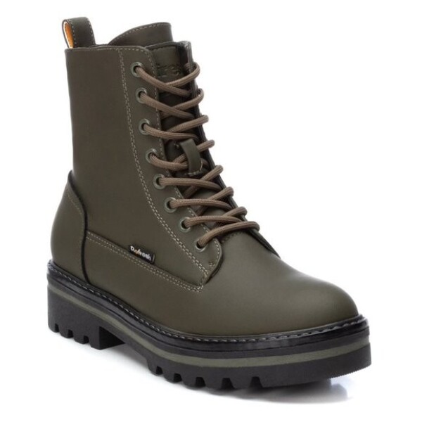 Refresh PU Ankle Boots Khaki available from top UK stockist colmershill.com