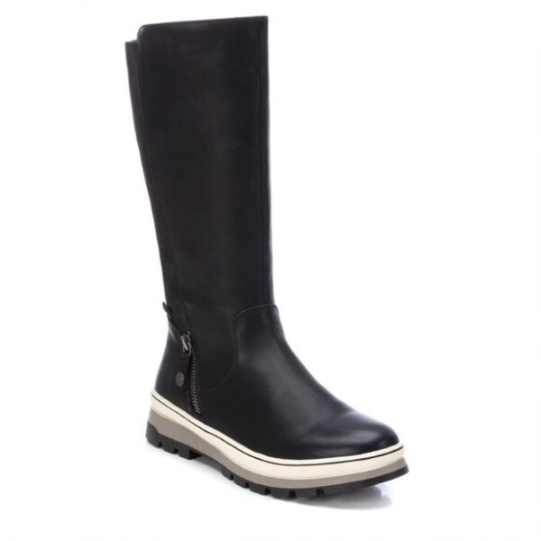 Refresh PU Combi Long Boots Black