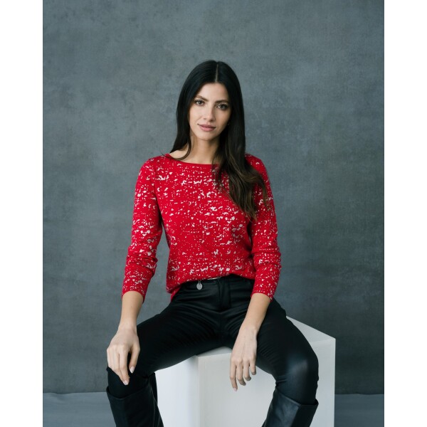 Marble Red and Silver Splash Top available from top UK stockist colmershill.com