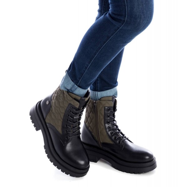 Refresh PU Combination Boots Khaki available from top UK stockist colmershill.com