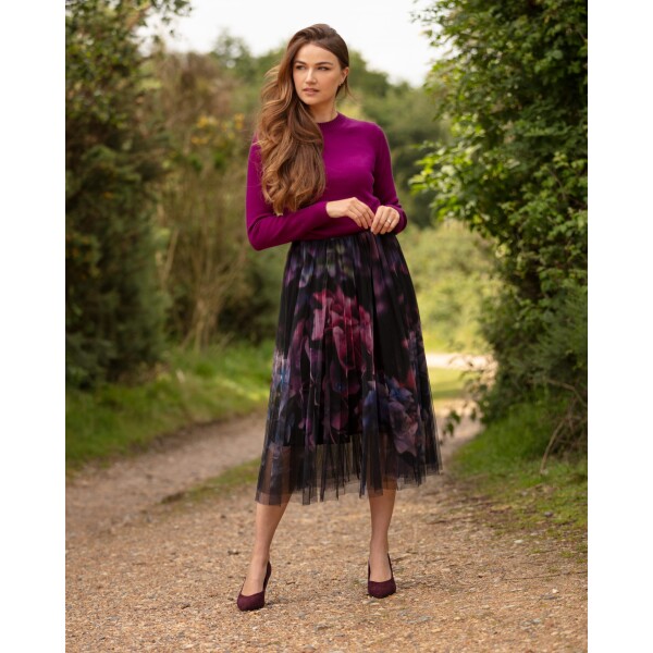 From My Mother's Garden Jewel Hydrangea Tulle Skirt available on top UK stockist, Colmershill.com