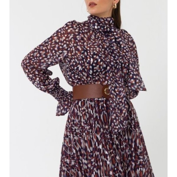 Elif Köse Long Sleeve Blouse Purple available from top UK stockist colmershill.com