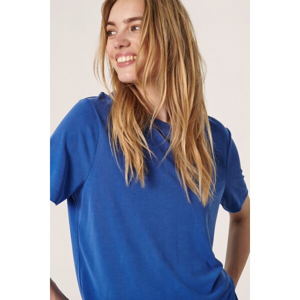 Soaked in Luxury Columbine Loose Fit Tee Soladite Blue available from top UK stockist colmershill.com