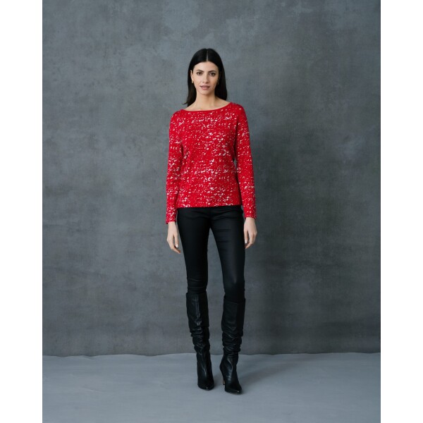 Marble Red and Silver Splash Top available from top UK stockist colmershill.com
