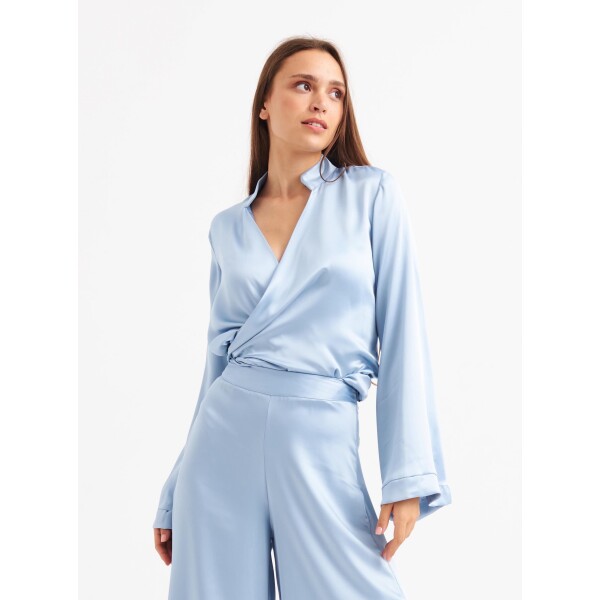 Elif Kose Loose Blouse in Pale Blue available on top UK stockist, Colmershill