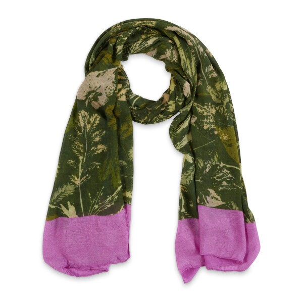 From My Mother's Garden Bamboo Scarf Camo Green