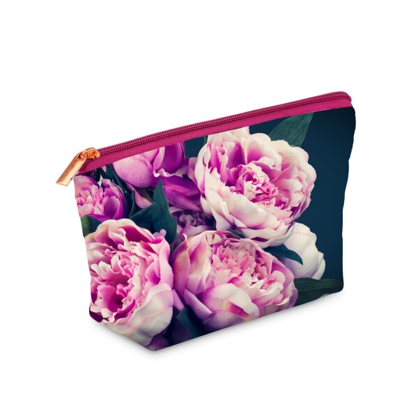 From My Mother's Garden Small Makeup Bag Pink Peonies available from top UK stockist colmershill.com