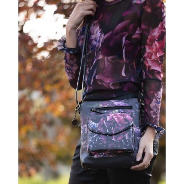From My Mother's Garden Cross Body Handbag Jewel Hydrangea available from top UK stockist colmershill.com