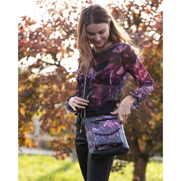 From My Mother's Garden Cross Body Handbag Jewel Hydrangea available from top UK stockist colmershill.com
