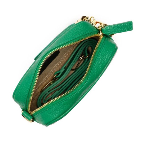 Elie Beaumont Mini Crossbody Handbag Emerald available from top UK stockist colmershill.com