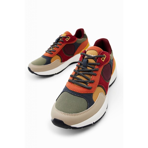 Desigual Patchwork Trainers Tutti Frutti available from top UK stockist colmershill.com