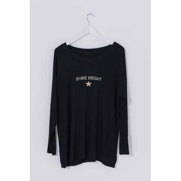 A Postcard From Brighton Tara Shine Bright Top Black available from top UK stockist colmershill.com