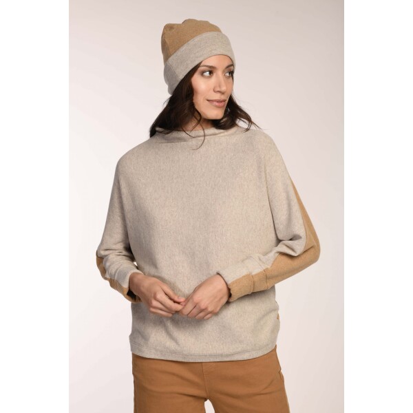 Simclan Bicolour Jumper Toffee/Hazelnut available from top UK stockist colmershill.com