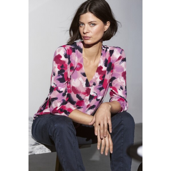 Sandwich Woven Blouse Foxglove available from top UK stockist colmershill.com