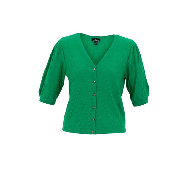 Marble Wave Linen Cardigan Green available from top UK stockist colmershill.com