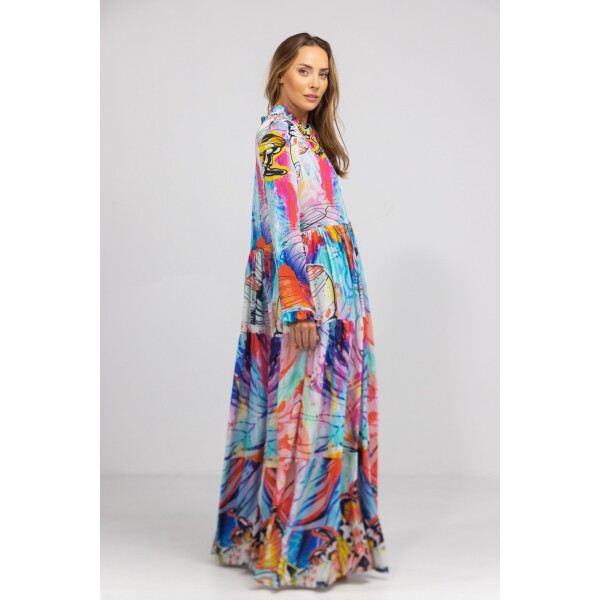 Inoa Placket Maxi Dress Canberra available from top UK stockist colmershill.com