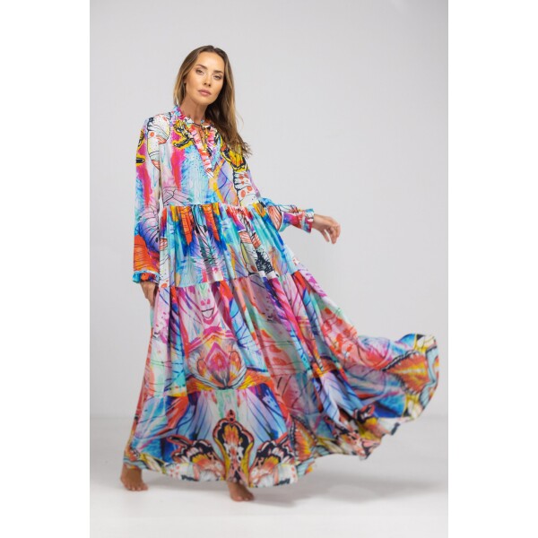 Inoa Placket Maxi Dress Canberra available from top UK stockist colmershill.com