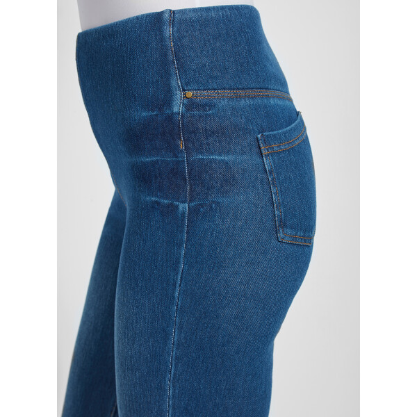 Lysse Boyfriend Pull On Leggings Mid Wash available from top UK stockist colmershill.com