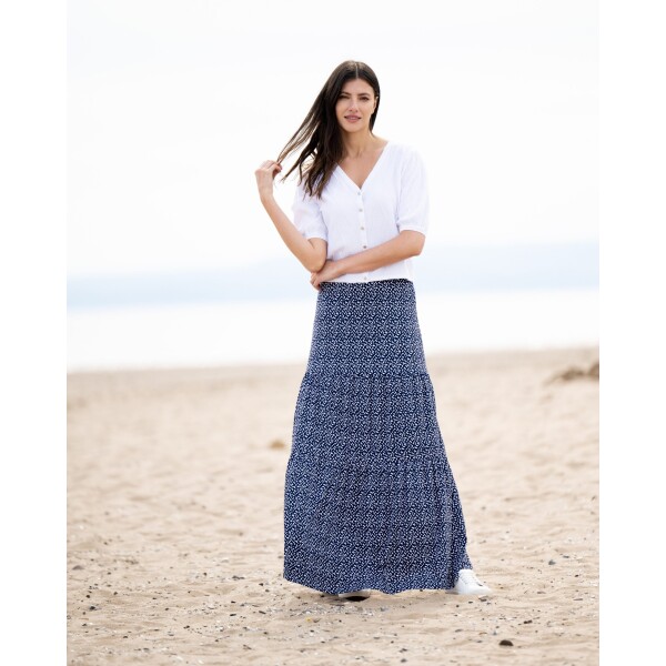 Marble Dot Skirt Navy available from top UK stockist colmershill.com
