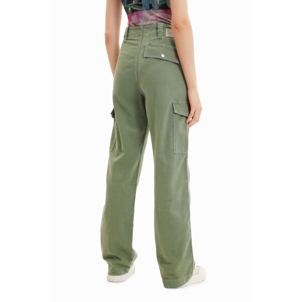 Desigual Cargo Trousers Bottle Green available from top UK stockist colmershill.com