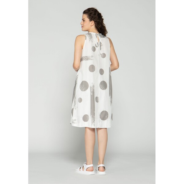 Luukaa Earth Printed Sleeveless Dress White available from top UK stockist colmershill.com