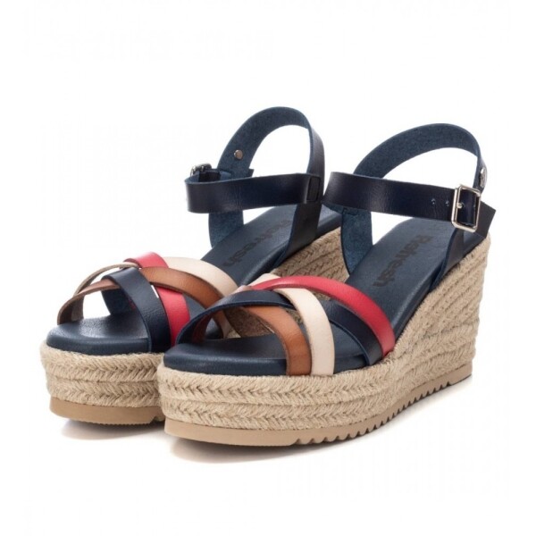 Refresh Strappy Heeled Sandal Navy available from top UK stockist colmershill.com