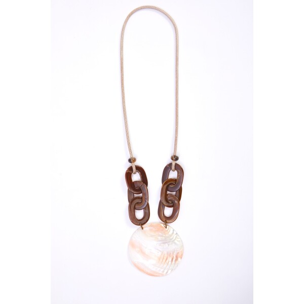 Naya Disc Loop Necklace Stone available from top UK stockist colmershill.com