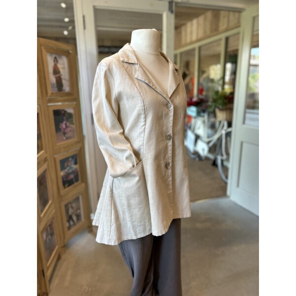 Out of Xile Printed Riding Jacket Sand available from top UK stockist colmershill.com