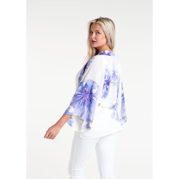 From My Mother's Garden Cornflower Short Kimono available from top UK stockist colmershill.com