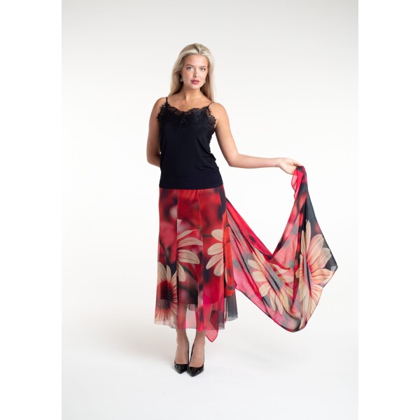 From My Mother's Garden Dahlia Fire Tulle Skirt available from top UK stockist colmershill.com