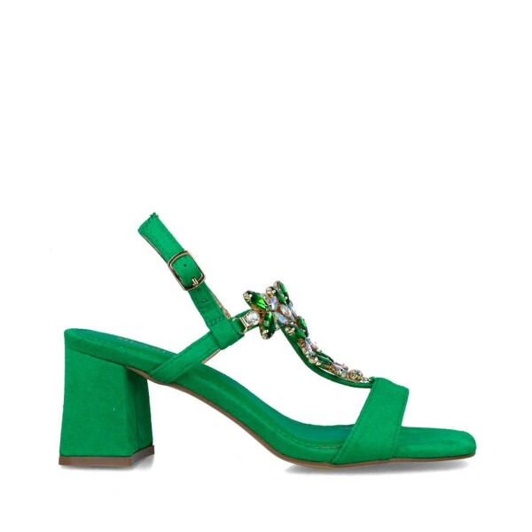 Menbur Block Sandals Emerald available from top UK stockist colmershill.com