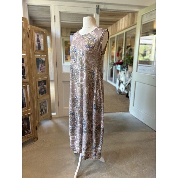 Out of Xile Bell Hem Dress Sand available from top UK stockist colmershill.com
