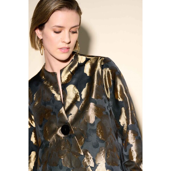 Joseph Ribkoff Gold Leaf Jacket available from top UK stockist colmershill.com