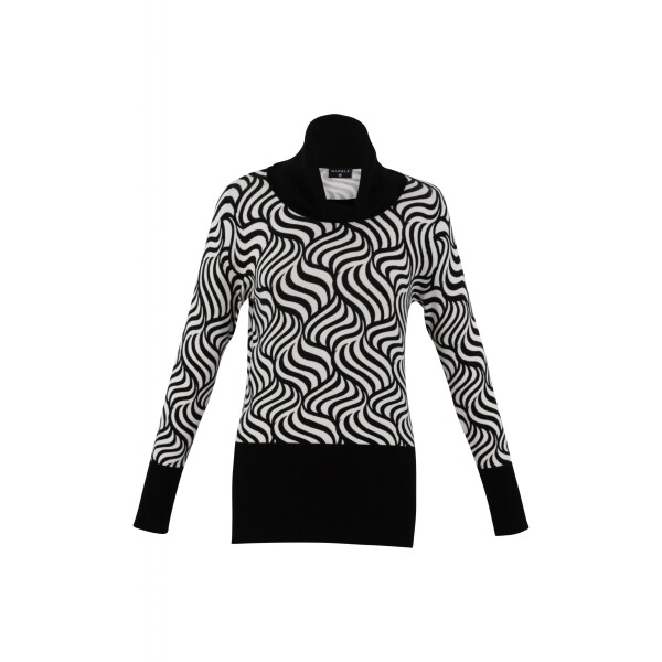 Marble Swirl Print Jumper Ivory available from top UK stockist colmershill.com