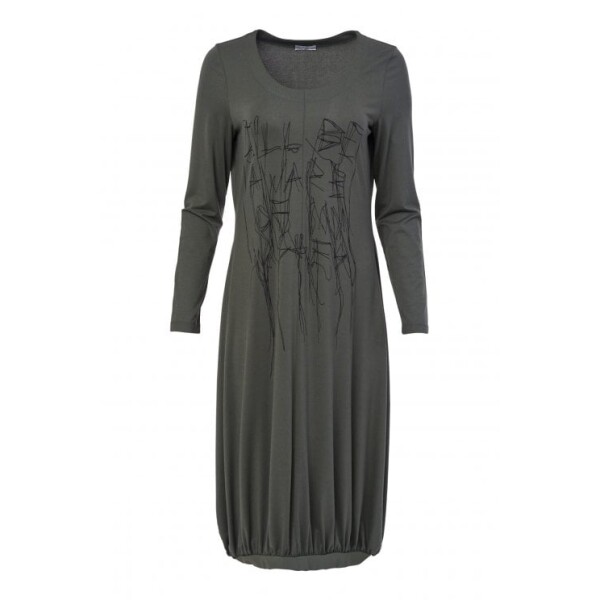Naya Ruched Placement Dress Forest available from top UK stockist colmershill.com