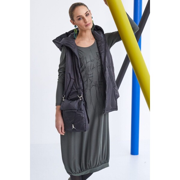Naya Ruched Placement Dress Forest available from top UK stockist colmershill.com