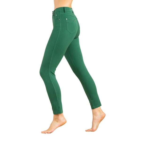 Marble 7/8 Slim Jeans Green available from top UK stockist colmershill.com