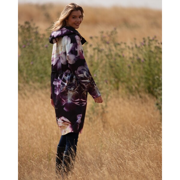 From My Mother's Garden Dreamy Peonies Raincoat available from top UK stockist colmershill.com