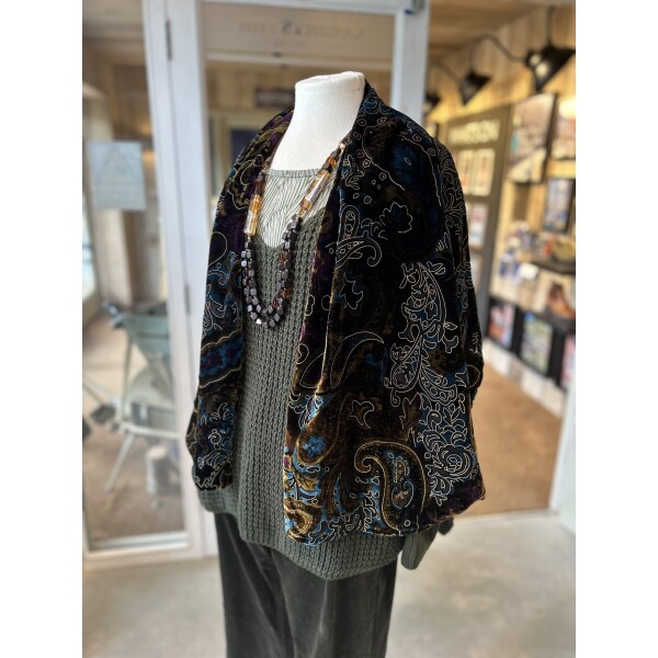 Out of Xile Velvet Wrap Brown available from top UK stockist colmershill.com