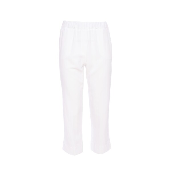 Naya Turn Up Trouser White available from top UK stockist colmershill.com
