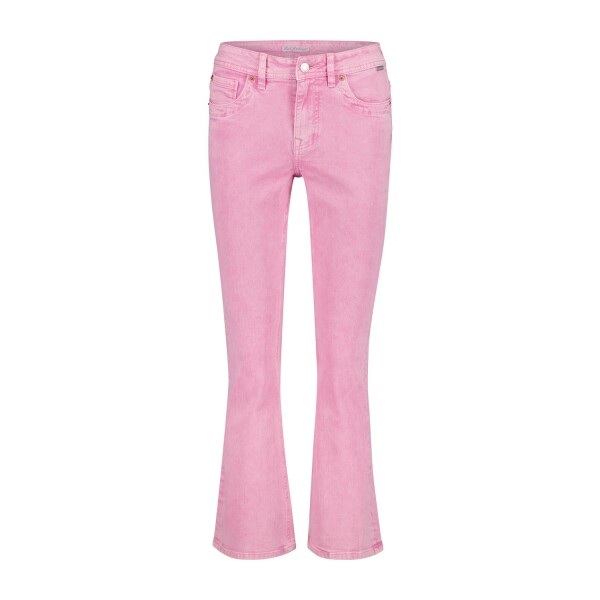 Red Button Babette Denim Jeans in Rosebloom pink have a slight flare to them giving them a groovy look