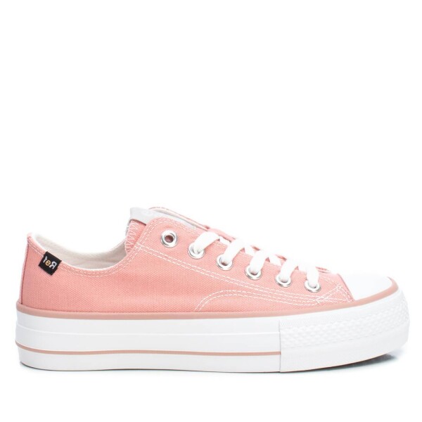 Refresh Coral Trainers are lace up and have a small platform