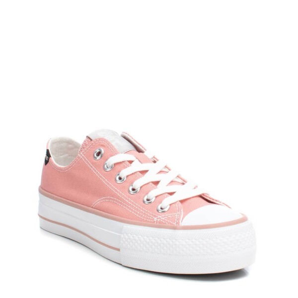 Refresh Coral Trainers are lace up and have a small platform