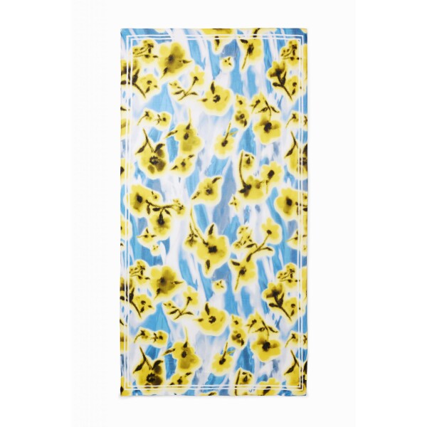 Desigual Floral Scarf Blue Water 24SAWA38_5029