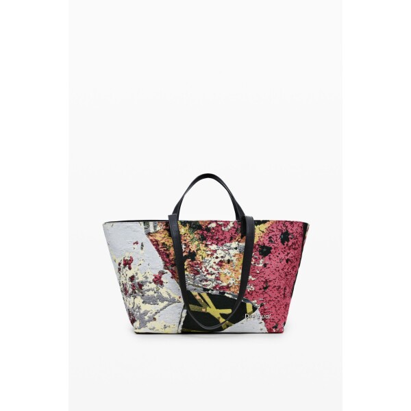 Desigual Poster Lacroix Bag in a beautiful tapestry style print designed by M. Christian Lacroix