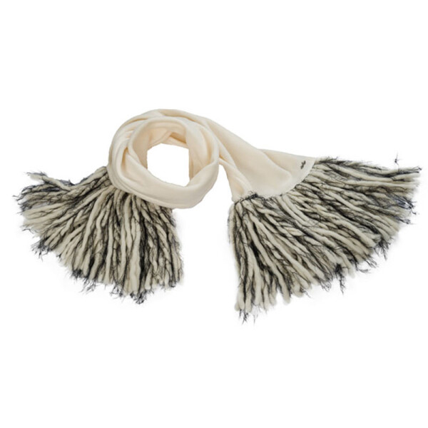 Beate Heymann Fluffy Scarf in cream 9009-21