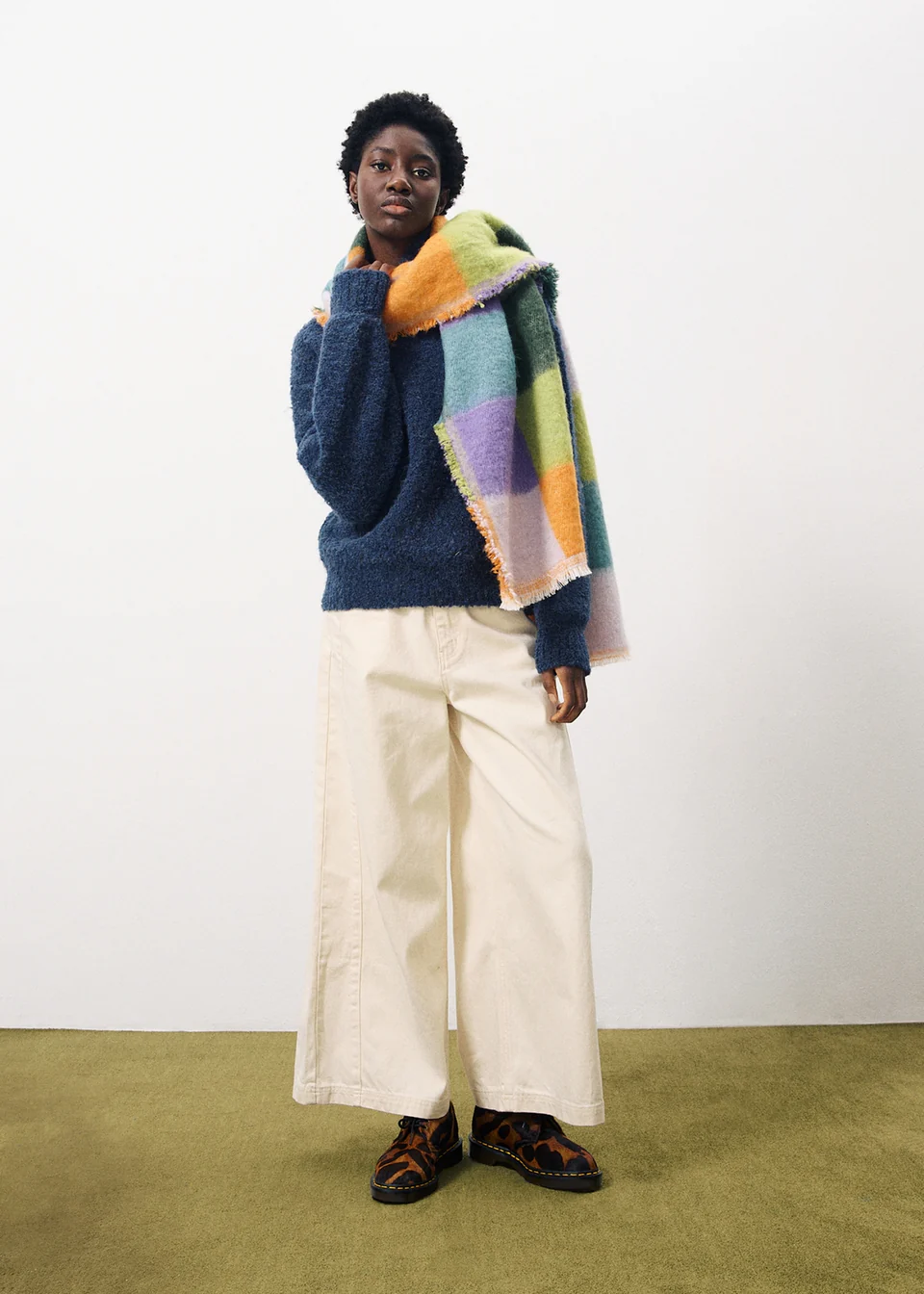 Frnch Winnie Scarf Multicolour 24028