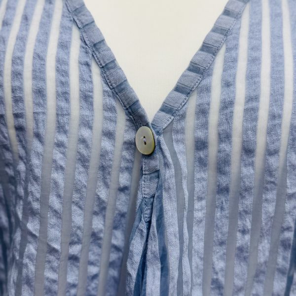 Out of Xile Striped Jacket Cornflower