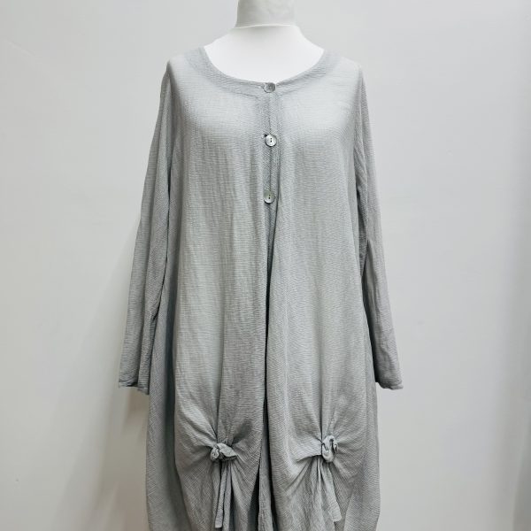Out of Xile Crinkle Jacket Silver