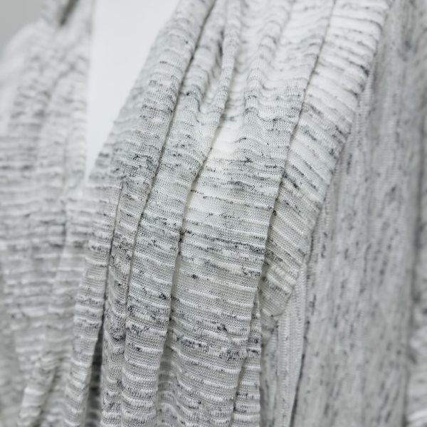Elsewhere draped cross-over tunic in textured fabric